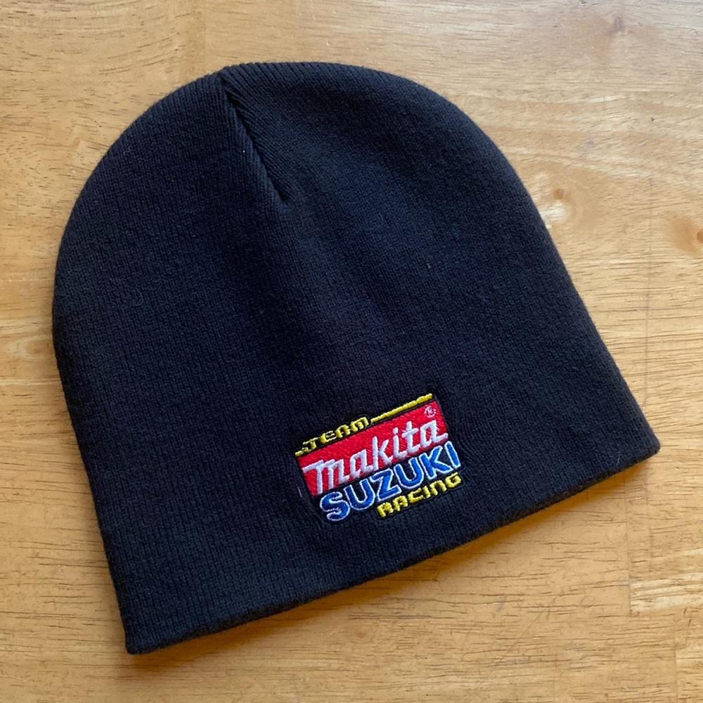 Team Makita Suzuki Racing beanie skull cap toboggan winter hat Sēba brand